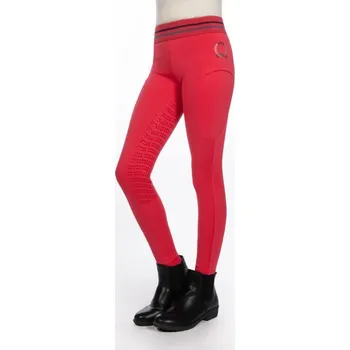 Jezdecké oblečení Dětské legíny HKM Aymee fullgrip 98/104 růžová