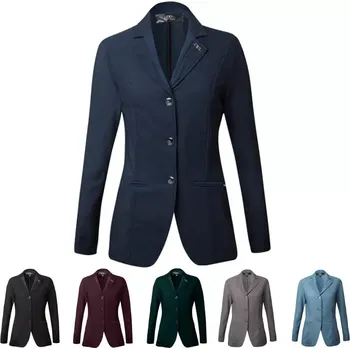 Jezdecké sako Dámské závodní sako Horseware AA Platinum Zelená tmavá XXS