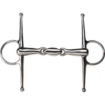 Udidlo pro koně Udidlo FEELING roubíkové anatomické 2x lomené 19mm 12,5 cm