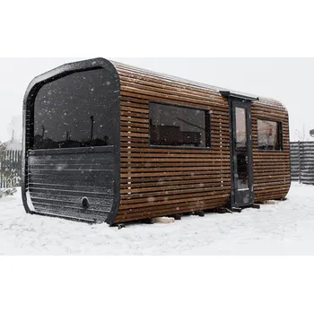 Sauna Kostka PLATINUM 245×500 - Termo dřevo