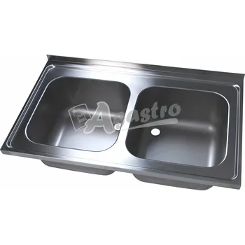 Nerezový dřez Dvoudřez 1000x700 2x(500x400x250)