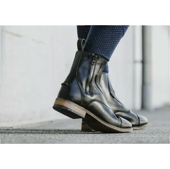 Jezdecká obuv Jezdecká pérka EQUITHÈME WAVY s bočním zipem 40