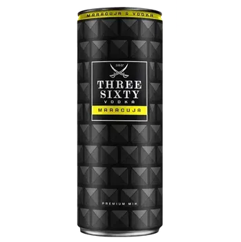 Míchaný nápoj Three Sixty Maracuja Vodka 10% 0,33l