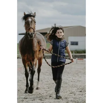 Jezdecké oblečení Dětská vesta EQUITHME LUNA 14 let
