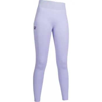 Jezdecké oblečení Jezdecké legíny HKM Lavender Bay fullgrip levandulová 44/ 46