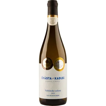 Víno Švásta a Kadlec - Veltlínské zelené - VOC Růžové hory