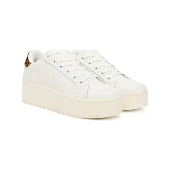 Dámské tenisky Sneakersy Tommy Jeans Tjw Flatform Leopard Sneaker EN0EN02930 Bílá 36