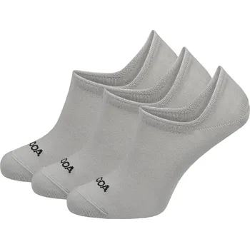 Pánské ponožky Ponožky MOOA Essential Invisible 3-pack Velikost ponožek: 35-38 / Barva: šedá