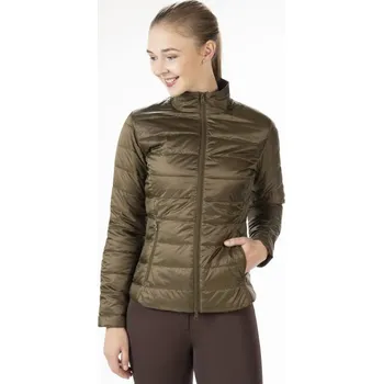 Prošívaná bunda HKM Allure oranžová XXS