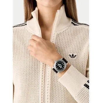 Hodinky Hodinky adidas Discoverer One AOSY25021 Stříbrná OS