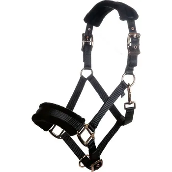 Ohlávka HKM - Rosegold Glamour PONY černá