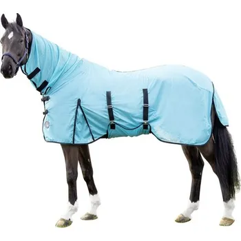 Vybavení pro koně Síťová deka pro koně HKM s krčním dílem Aqua 125 cm