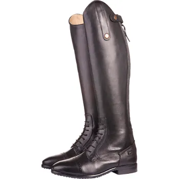 Vybavení pro jezdce Vysoké jezdecké boty HKM Valencia standart/extra široké Černá 36