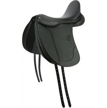Jezdecké sedlo Drezurní sedlo NORTON CLUB REXINE EVOL černá 18"