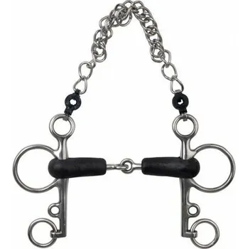 Udidlo pro koně Udidlo pelham METALAB potažené gumou 12,5