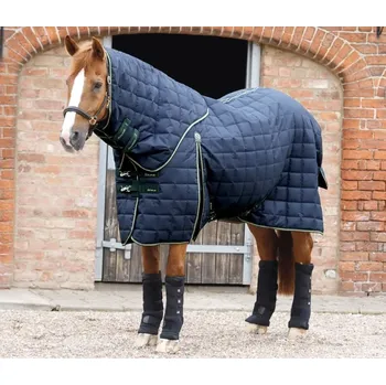 Deka pro koně Stájová deka pro koně s krčním dílem Premier Equine Lucanta 450g Navy 5"3 (115cm)