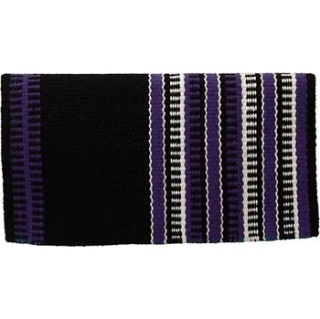 Westernová deka WEAVER 100% New Zealand Wool se vzorem Fialová