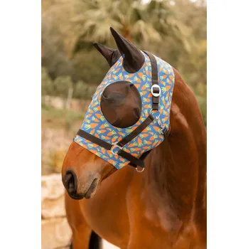 Vybavení pro koně Maska proti hmyzu Horze Elastic Pull-On Jablko SHETLAND