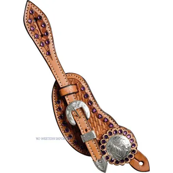 Ostruha Ostruhové řemínky WESTERN IMPORTS Burgundy Stones