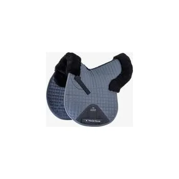 Vykrojená podsedlová dečka Premier Equine Merino Šedá/černá