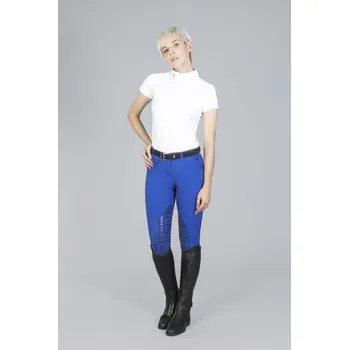 Jezdecké kalhoty Dámské rajtky EQUESTRO Xeni modrá 40