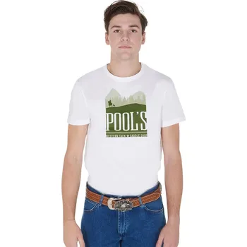 Pánské tričko Pool's YELLOWSTONE Bílá S