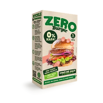 ZERO burger 2 x 133 g - 4 porce
