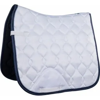 Jezdectví Drezurní podsedlová dečka HKM Competition Bílá/navy FULL DREZURNÍ