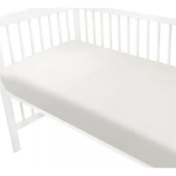 Prostěradlo Mušelínové prostěradlo do postýlky 60 x 120 NATURE double - smetanové