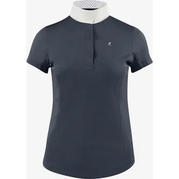 Vybavení pro jezdce Dámské funkční tričko s krátkým rukávem HORZE Blaire 40 bílá/tm. modrá