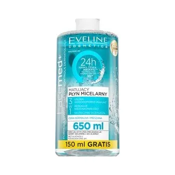 Eveline FaceMed+ Mattifying Micellar Water odličovací micelární voda pro normální/smíšenou pleť 650 ml