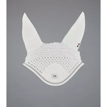 Koňská maska proti hmyzu Čabraka pro koně Premier Equine Salto Bílá L