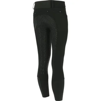 Jezdecké kalhoty Pánské jezdecké softshellové rajtky EquiTheme ZERMATT Černá 46