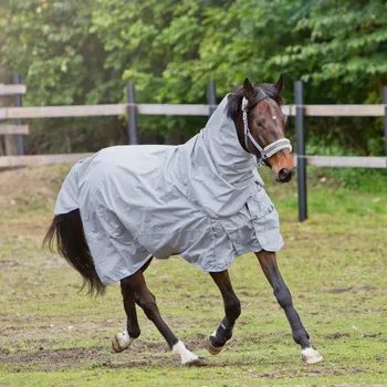 Deka pro koně Nepromokavá výběhová deka pro koně Horze Nevada 600D 135