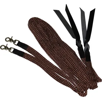 Westernové otěže s karabinami Lakota Hnědá