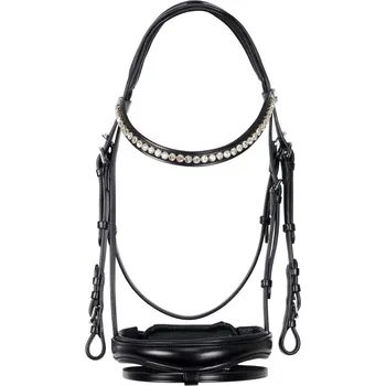 Uzdečka EQUESTRO Crank Tmavě hnědá COB