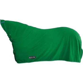 Deka pro koně Fleecová letní deka Umbria Equitazione Yukon s krkem Zelená 150 cm
