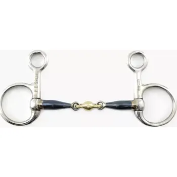 Udidlo pro koně Udidlo baucher 2x lomené Premier Equine Blue Sweet Iron 5"