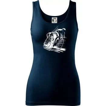 Dámské oblečení Silniční cyklistika skica - Dámské tílko - L ( Námořní modrá (velmi tmavá - téměř černá) )
