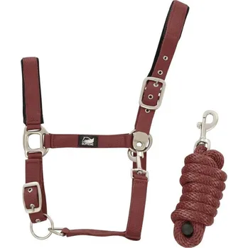 Vybavení pro koně Set ohlávka s vodítkem Supreme Žlutá FULL