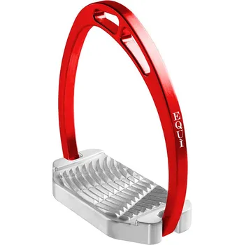 Hliníkové třmeny Equitaly Plus Spin hnědá