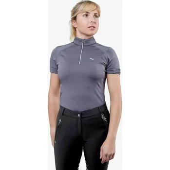 Dámské jezdecké tričko Premier Equine Remisa Šedivá XXL