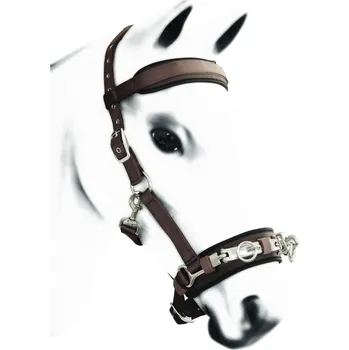 Lonžovací obnosek Umbria Equitazione NYLON Hnědá