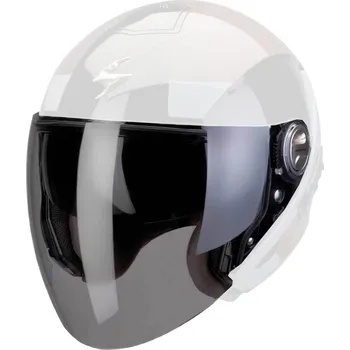 Helma na motorku Plexi SCORPION EXO-210 tmavě kouřové Varianta: UNI