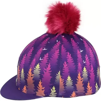 Jezdecká přilba Čapka na přilbu Shires AUBRION HYDE PARK Fialová