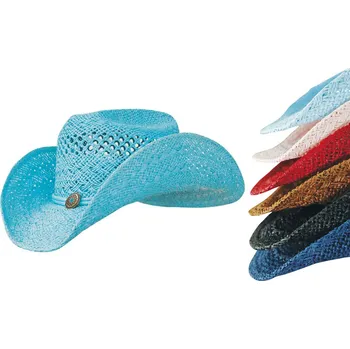 Jezdecké oblečení Dámský slaměný klobouk Tombstone Colorato Hnědá