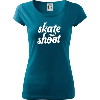 Dámské oblečení Biatlon skate and shoot - Dámské triko Pure - L ( Petrolejová )