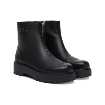 Dámské kozačky Polokozačky DKNY Binyamin K3529944 Černá 40