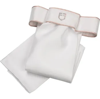 Jezdecké sako Drezurní plastron s kamínkovým logem Bílá