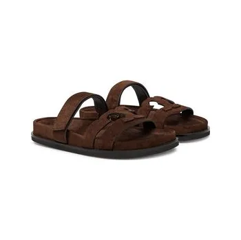 Dámské pantofle Nazouváky Tory Burch Ines Sport Slide 163481 Hnědá 37